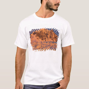 frozen glacial mountain landscape along the T-Shirt