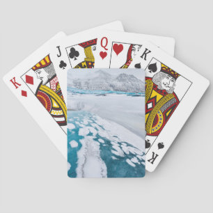 Frozen glacier ice, Iceland Playing Cards