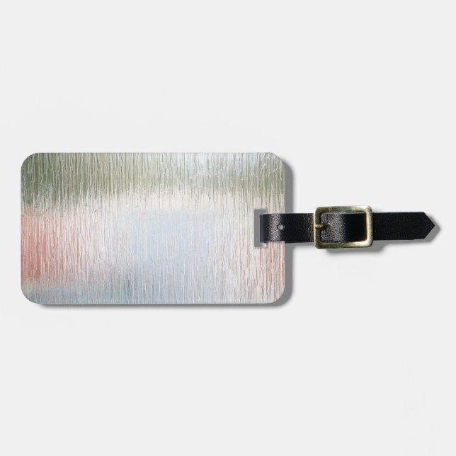 Frozen Glass Luggage Tag (Front Horizontal)