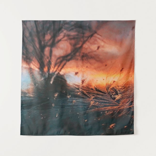 Frozen glass window tapestry (Front)