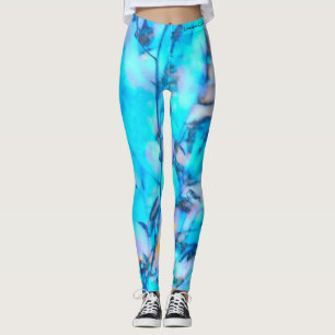 "frozen glow" leggings