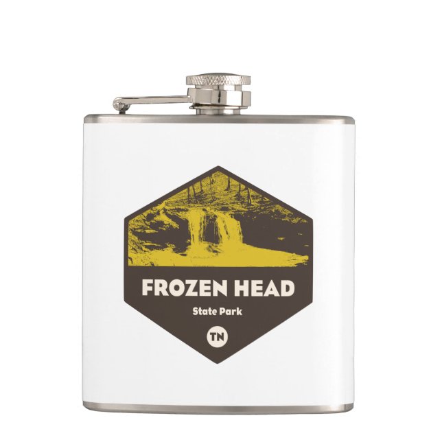 Frozen Head State Park Tennessee Hip Flask (Front)