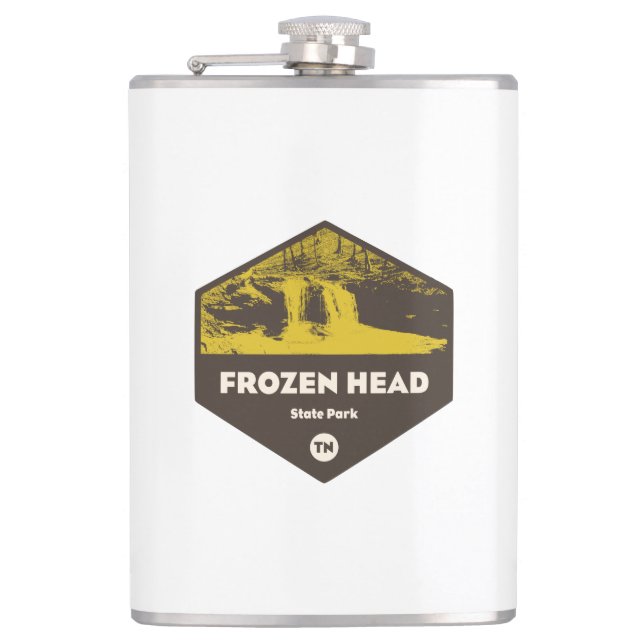 Frozen Head State Park Tennessee Hip Flask (Front)
