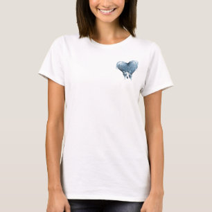 Frozen heart (White) T-Shirt