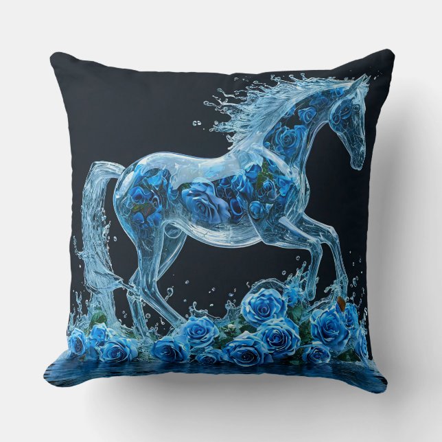 Frozen Horse Cushion (Front)