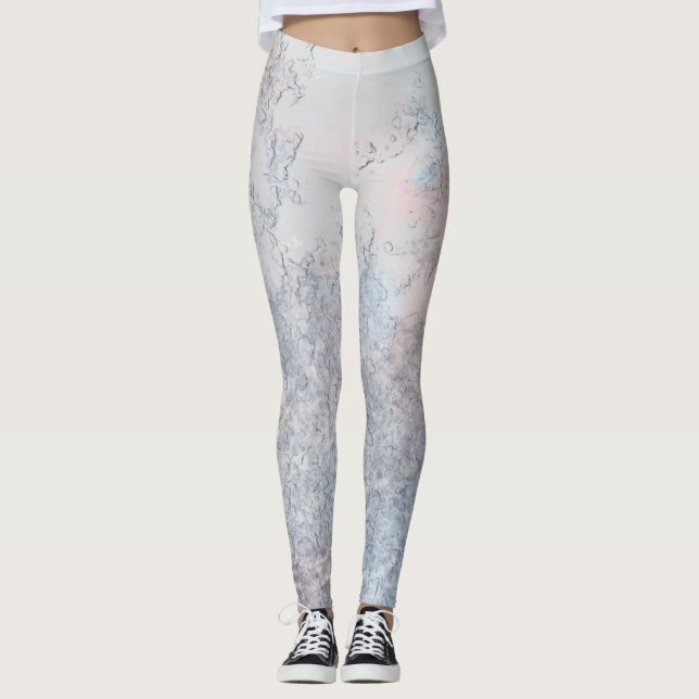 Frozen Ice Design Leggings (Front)