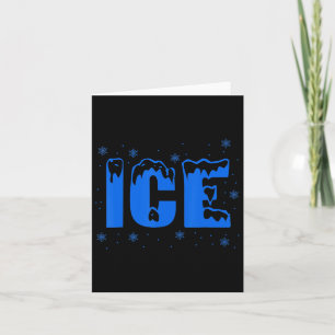 Frozen Ice G Fun Halloween Costume Card