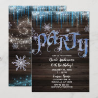 Frozen Icicles Winter Wonderland Birthday PARTY
