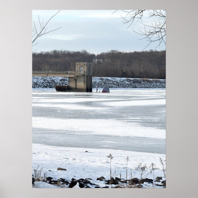 Frozen Lake Galena Poster (Front)