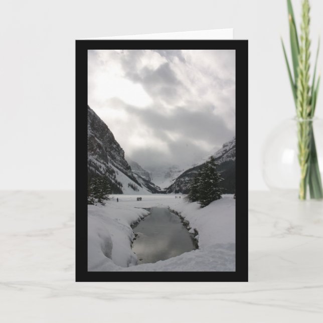 Frozen Lake Louise Card (Front)