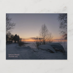 Frozen Lake Postcard