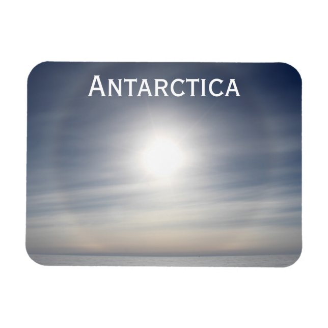 Frozen Landscape, Siple Dome, Antarctica Magnet (Horizontal)