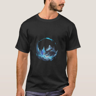 Frozen Landscape with Crystal T-Shirt