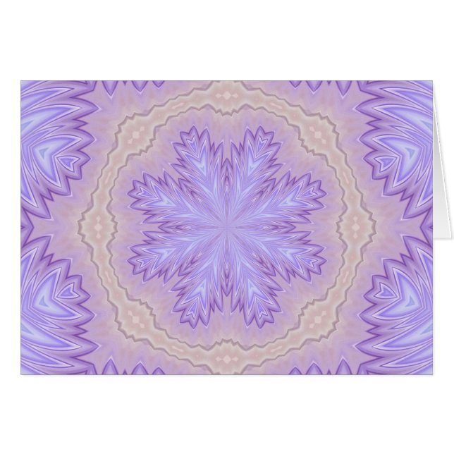 Frozen Lavender Abstract (Front Horizontal)