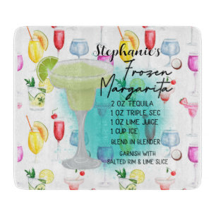 Frozen Margarita Recipe Personalised  Cutting Board
