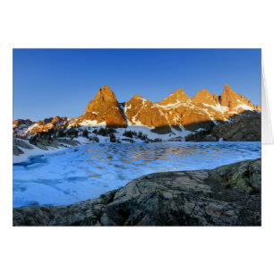 Frozen Minaret Lake Sunrise - Sierra Nevada