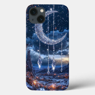 Frozen moon art iPhone 13 case