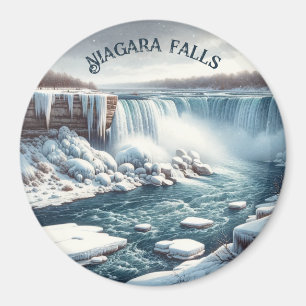 Frozen Niagara Falls Magnet