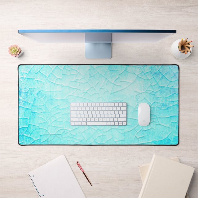 Frozen Pond Turquoise Desk Mat (Office 1)
