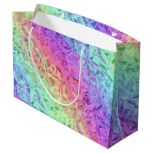 frozen rainbow crystal : large gift bag