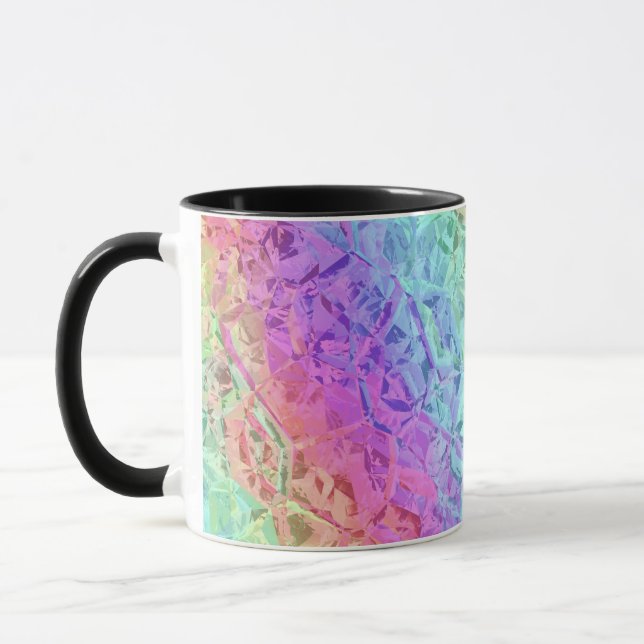 frozen rainbow crystal : mug (Left)