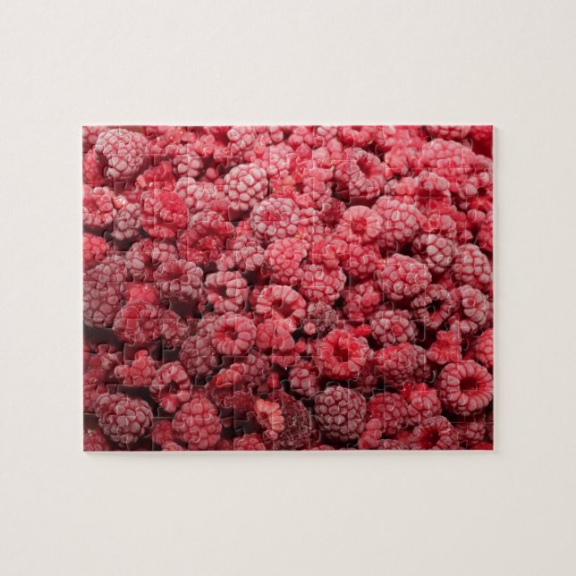 Frozen Raspberries Jigsaw Jigsaw Puzzle (Horizontal)