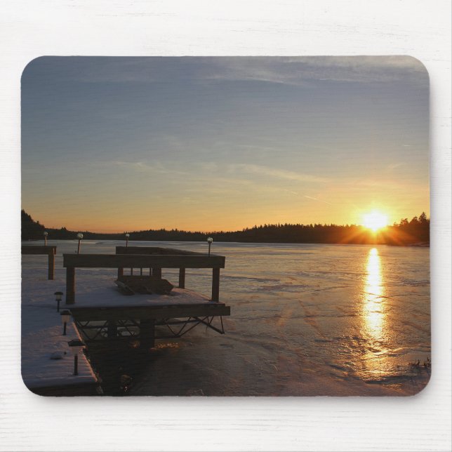 Frozen Reflection Mouse Pad (Front)