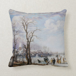 Frozen river American MoJo Pillow