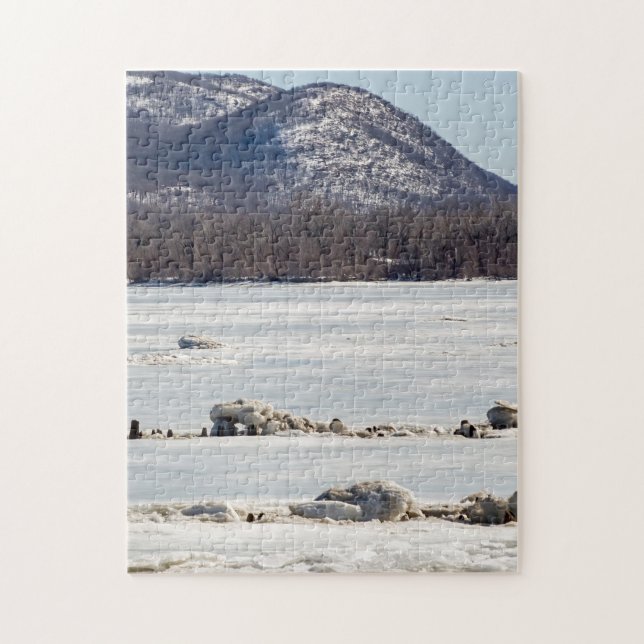 Frozen River Jigsaw Puzzle (Vertical)