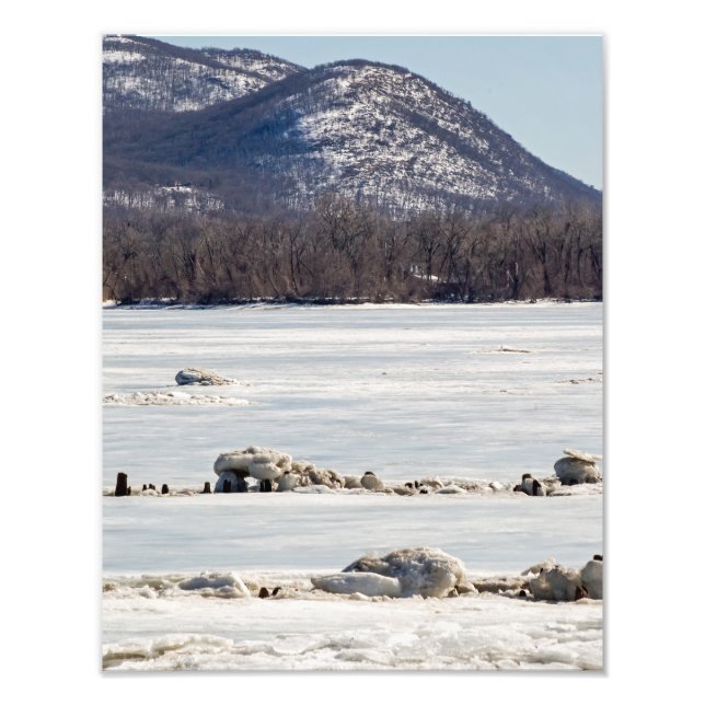 Frozen River Photo Print (Front)