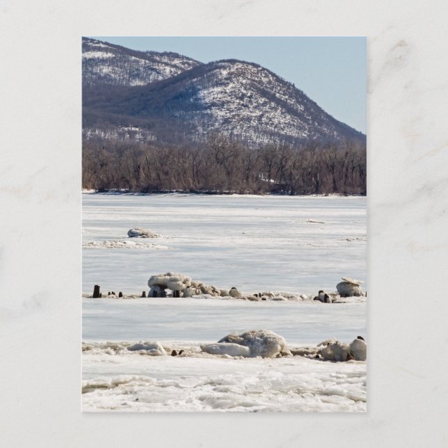 Frozen River Postcard (Front)