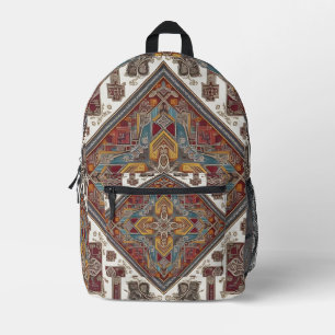 Frozen Shard Printed Backpack