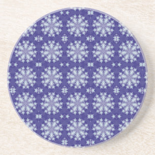 Frozen Snow Flakes Coaster
