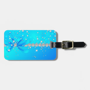 Frozen Snowflakes Luggage Tag