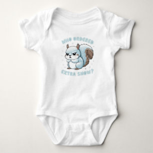 Frozen Squirrel - Who Ordered Extra Snow? Baby Bodysuit