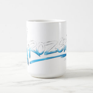 Frozen Text T-Shirt Coffee Mug