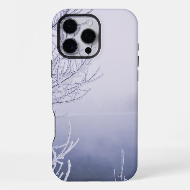 Frozen Tree By the Lake iPhone Case (Back)