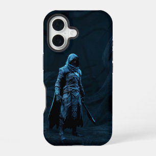 Frozen Vigil – Blue Blade Shadow Warrior iPhone 16 Case