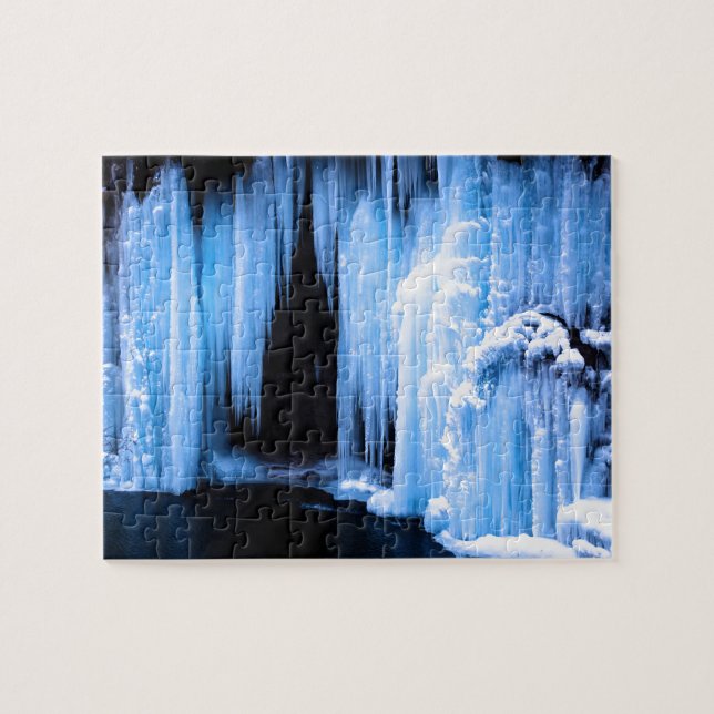 Frozen Waterfall Jigsaw Puzzle (Horizontal)