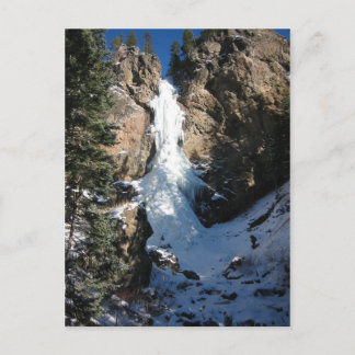 Frozen Waterfall Postcard