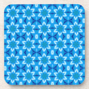 Frozen White Flowers Coaster