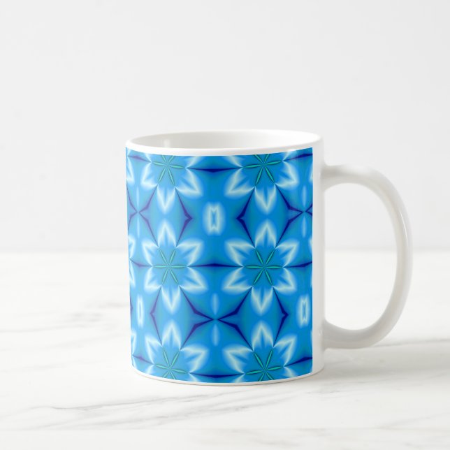 Frozen White Flowers Coffee Mug (Right)