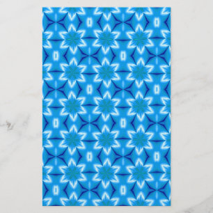 Frozen White Flowers Stationery