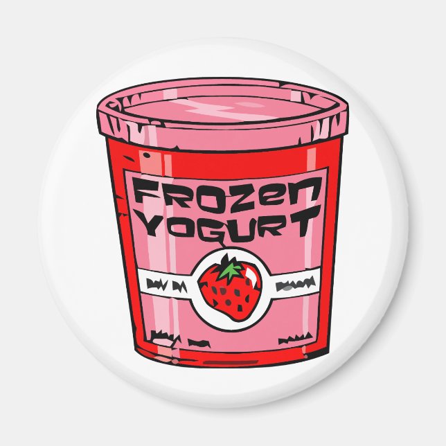Frozen yogurt magnet (Front)