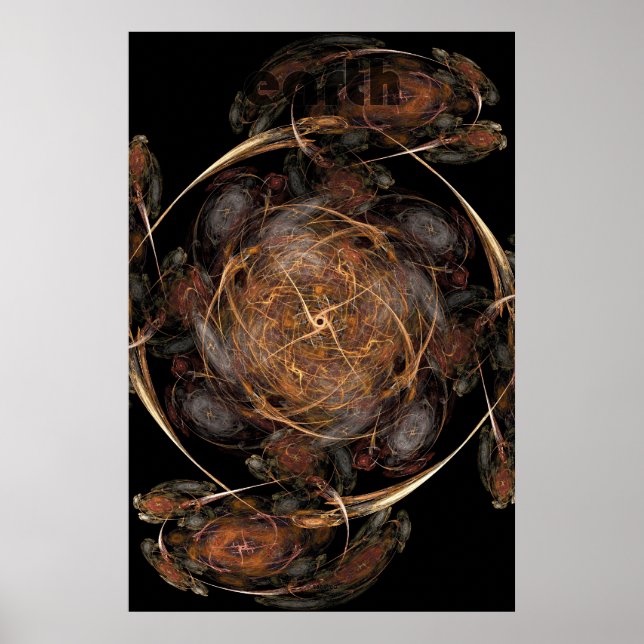 frtal flame: earth poster (Front)