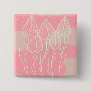 Frühling 15 Cm Square Badge