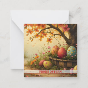 Frühlingsblütenzauber mit Ostereierpracht Card