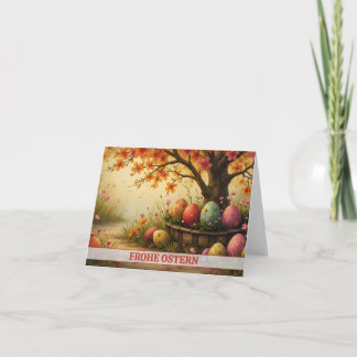 Frühlingsblütenzauber mit Ostereierpracht Card