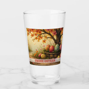 Frühlingsblütenzauber mit Ostereierpracht Glass