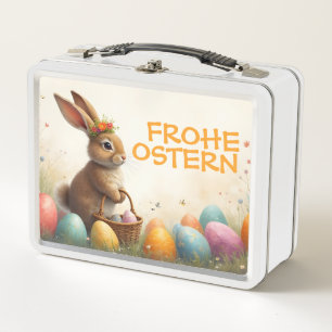 Frühlingsgrüß vom Osterhasen Metal Lunch Box